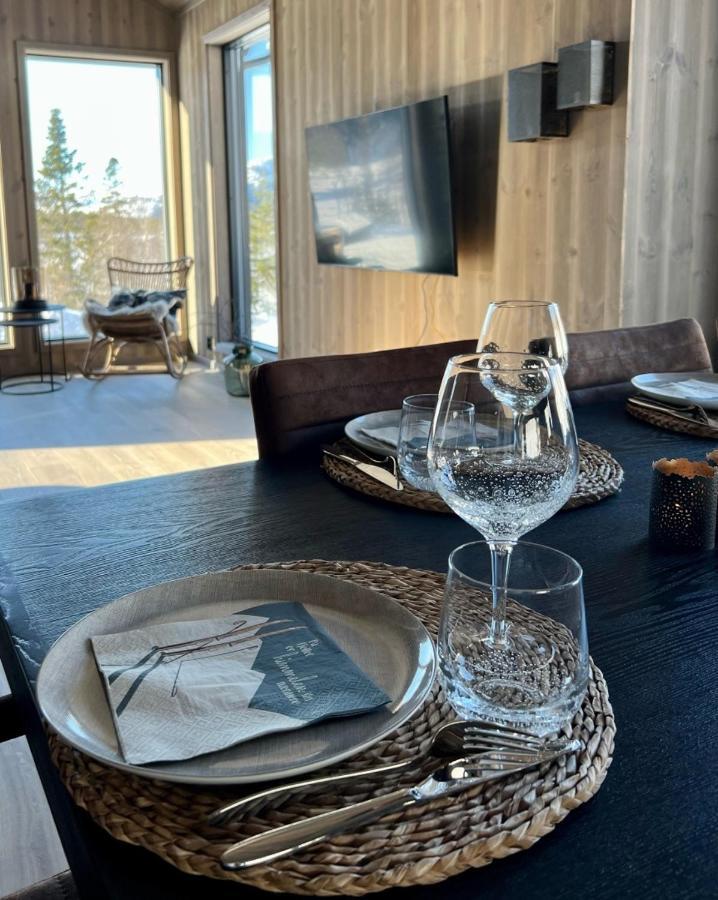 Brand New Cabin On The Sunny Side Of Gaustatoppen With A Great View Tuddal Eksteriør billede