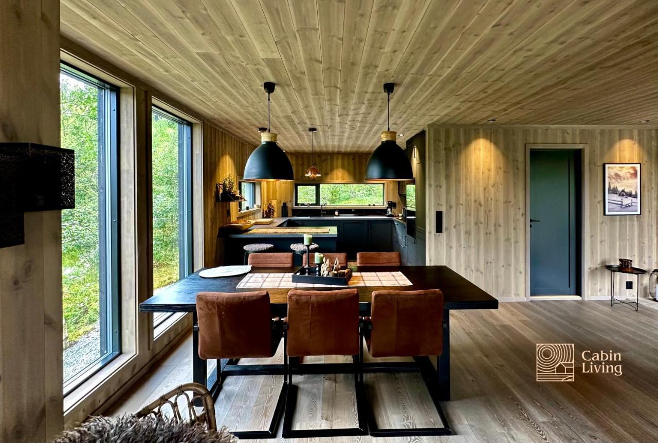 Brand New Cabin On The Sunny Side Of Gaustatoppen With A Great View Tuddal Eksteriør billede