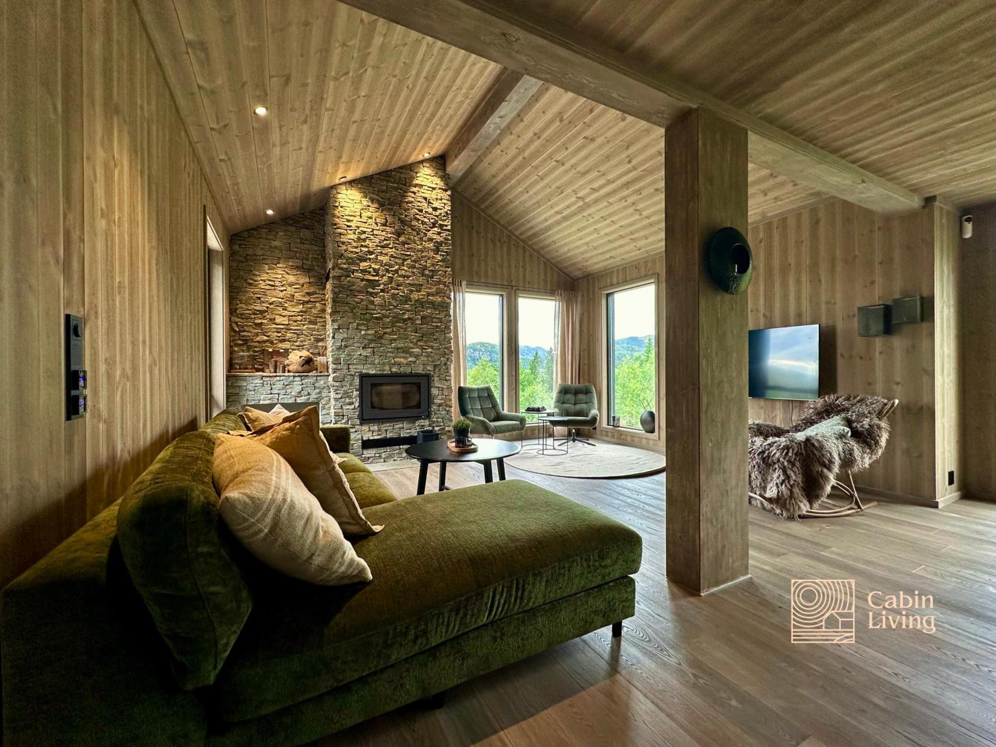 Brand New Cabin On The Sunny Side Of Gaustatoppen With A Great View Tuddal Eksteriør billede