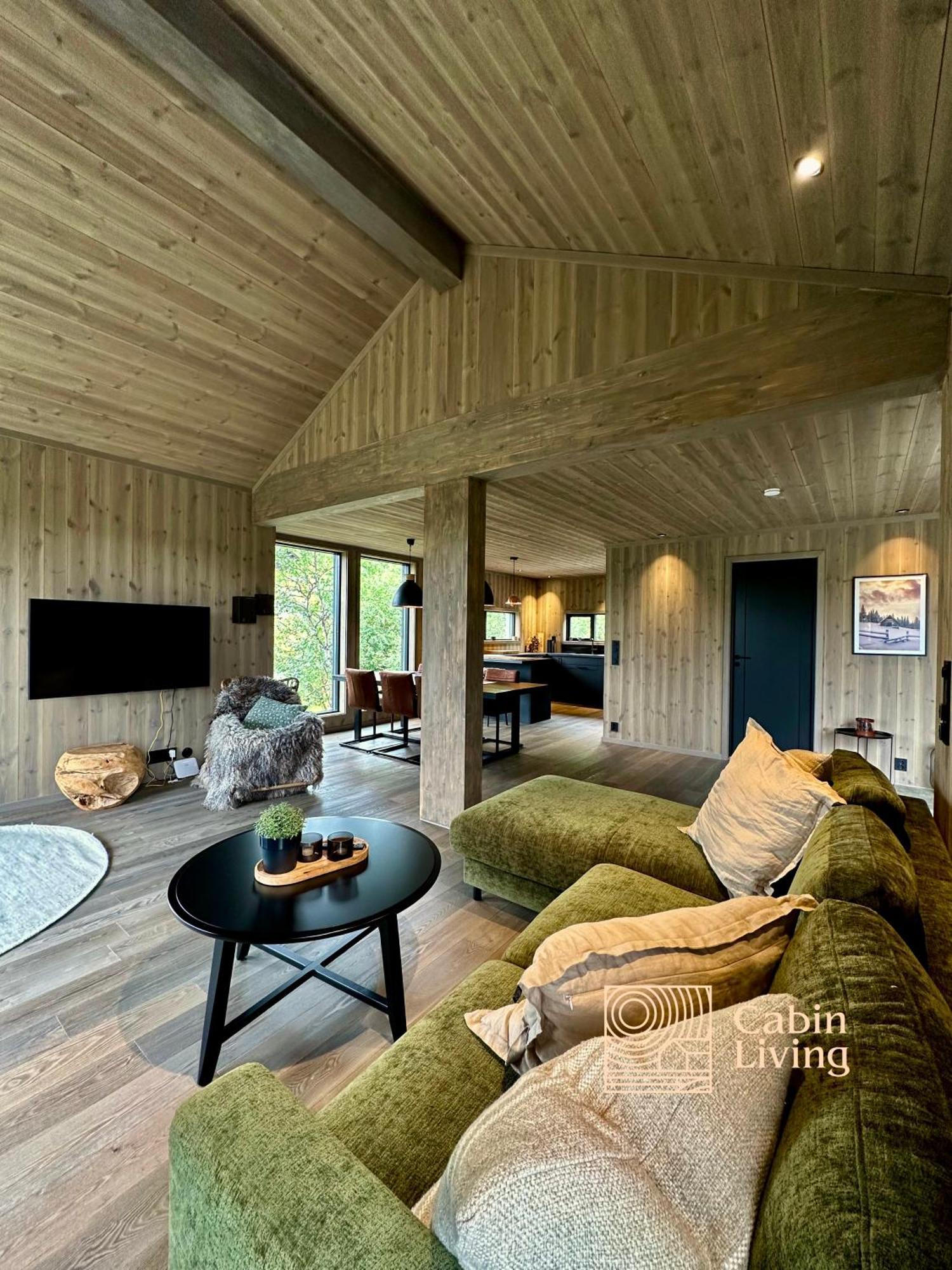 Brand New Cabin On The Sunny Side Of Gaustatoppen With A Great View Tuddal Eksteriør billede