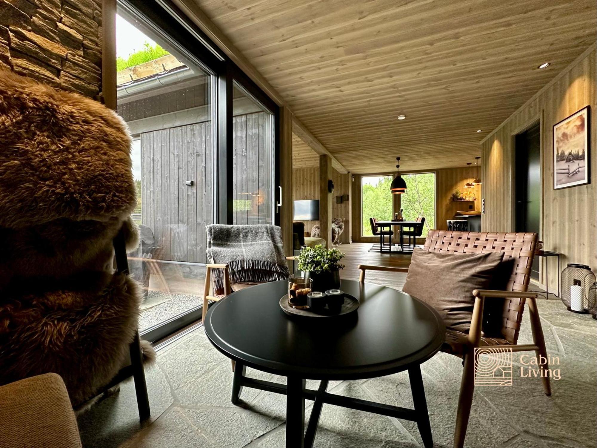 Brand New Cabin On The Sunny Side Of Gaustatoppen With A Great View Tuddal Eksteriør billede