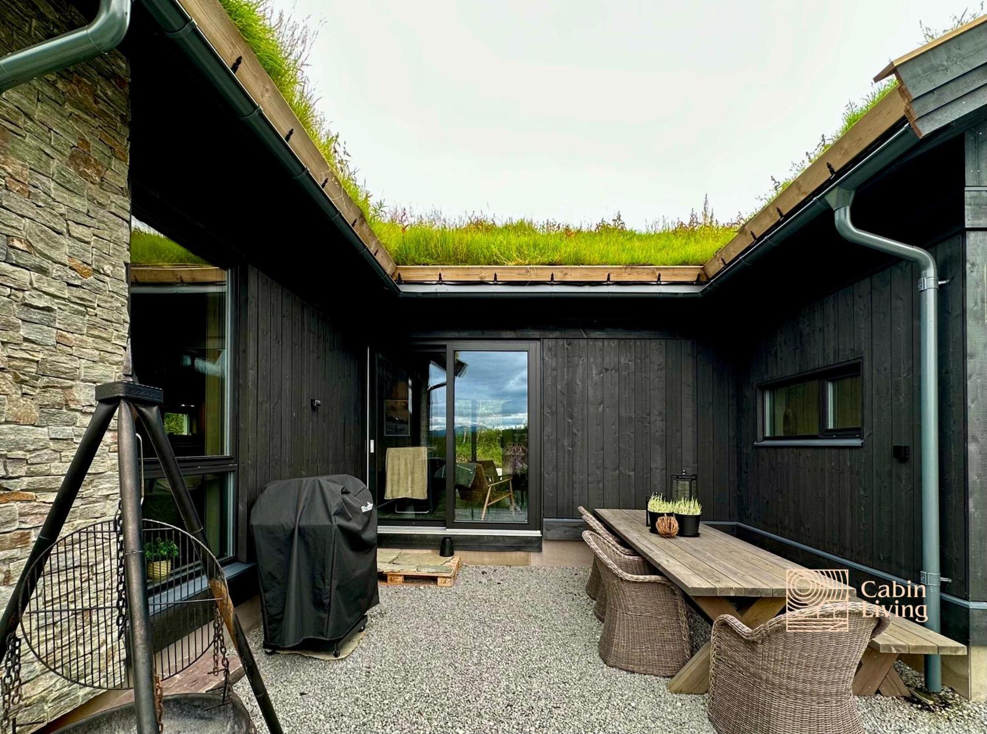 Brand New Cabin On The Sunny Side Of Gaustatoppen With A Great View Tuddal Eksteriør billede